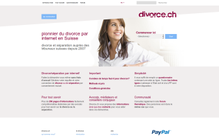 Page d'accueil divorce.ch